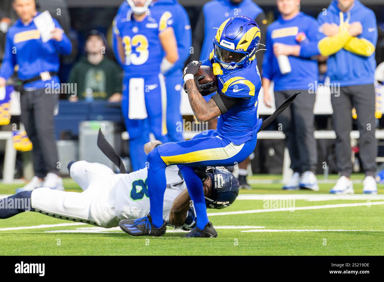 Los Angeles, California, USA. 5th Jan, 2025. Los Angeles Rams wide ...
