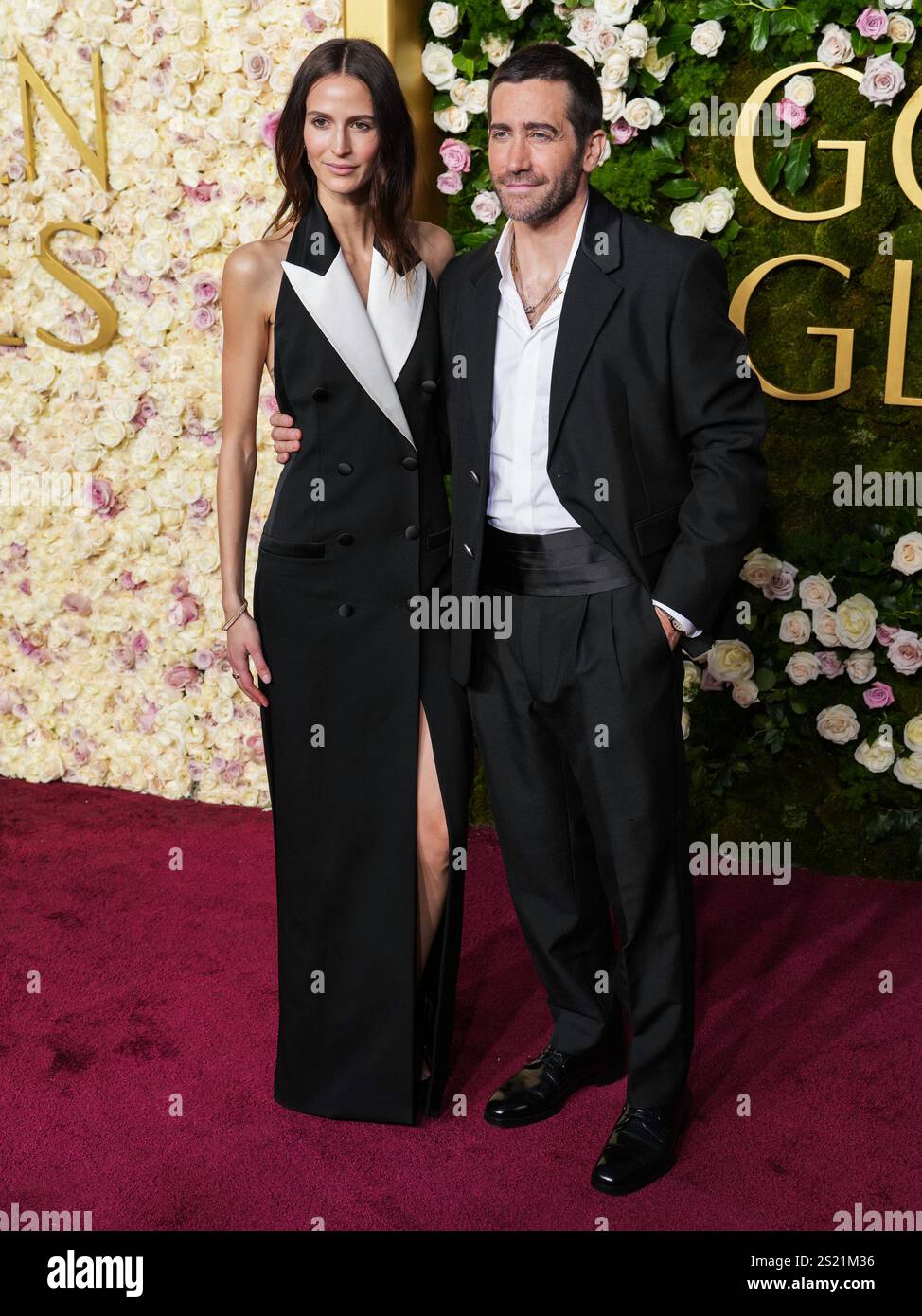 Los Angeles, USA. 05th Jan, 2025. Jeanne Cadieu and Jake Gyllenhaal