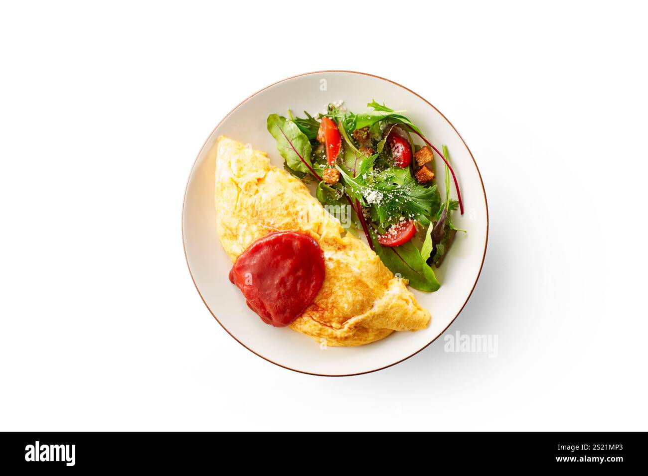 Omelette Stock Photo