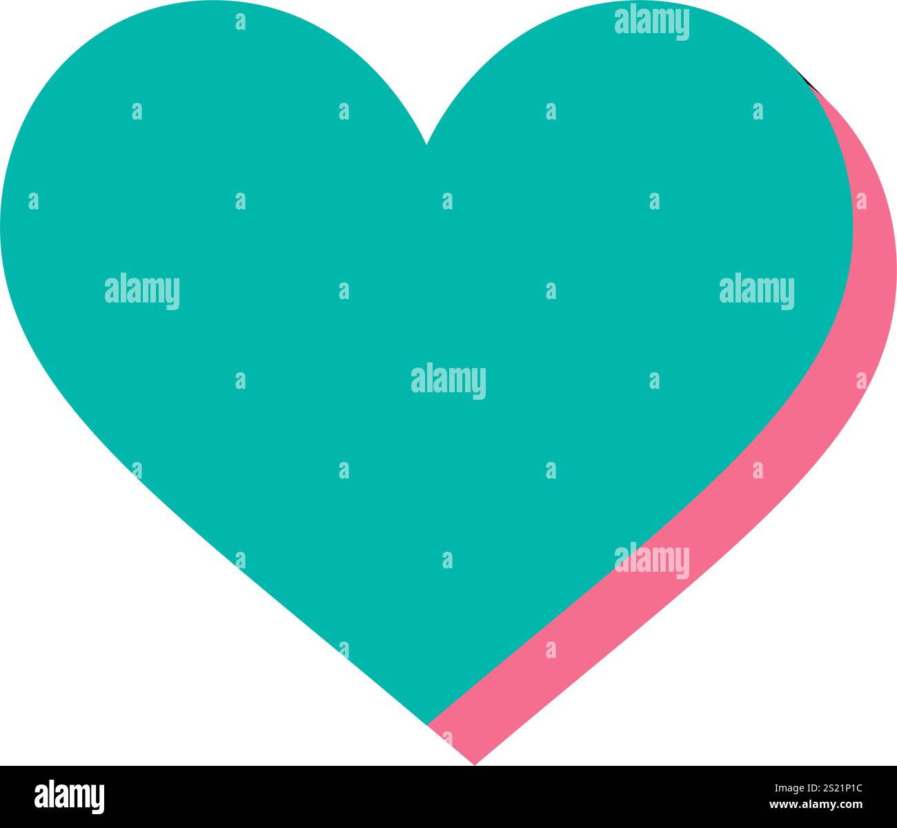 Flat Heart Symbol Icon Stock Vector Image & Art - Alamy