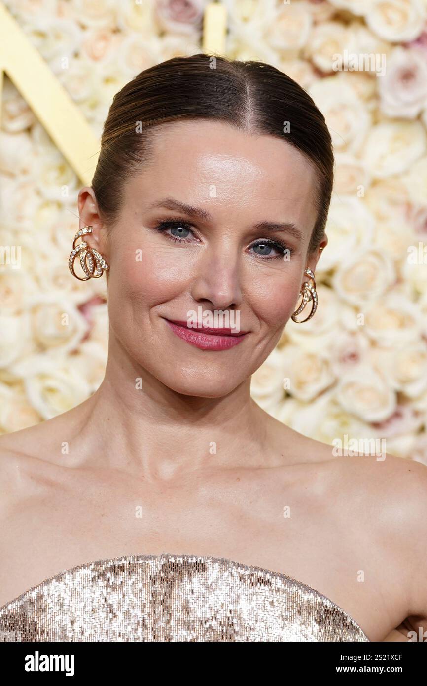 Kristen Bell Arrives At The 82nd Golden Globes On Sunday Jan 5 2025 Kristen Bell Arrives At The 82nd Golden Globes On Sunday Jan 5 2025 At The Beverly Hilton In Beverly Hills Calif Photo By Jordan Straussinvisionap 2S21XCF
