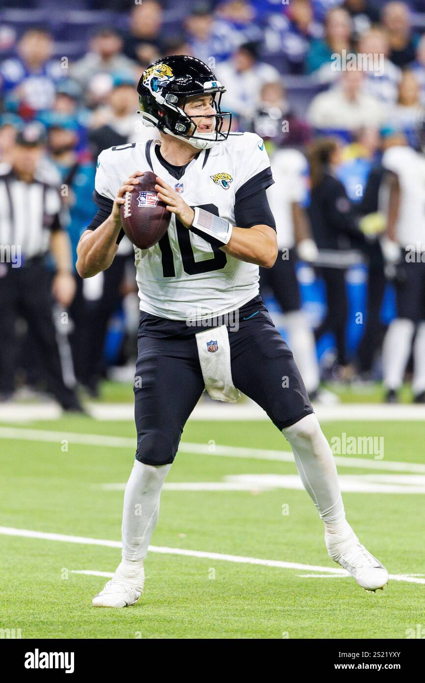 January 05, 2025 Jacksonville Jaguars quarterback Mac Jones (10