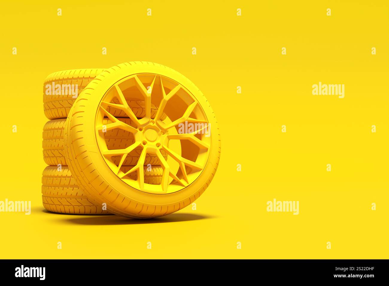 New car rims stacked hi-res stock photography and images - Alamy