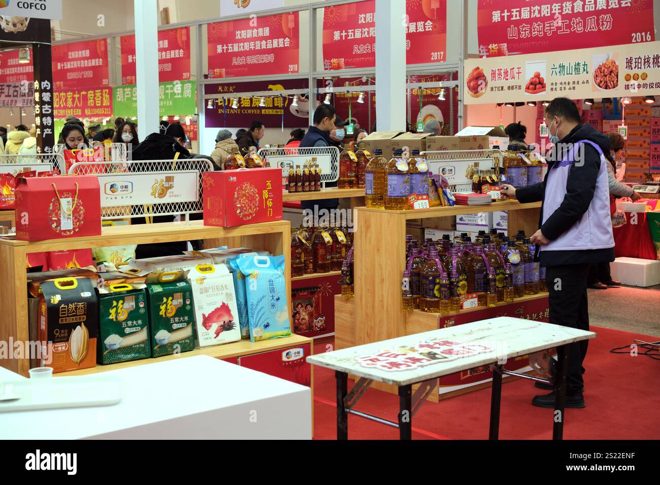 People shop Spring Festival goods in Shenyang City, northeast China's