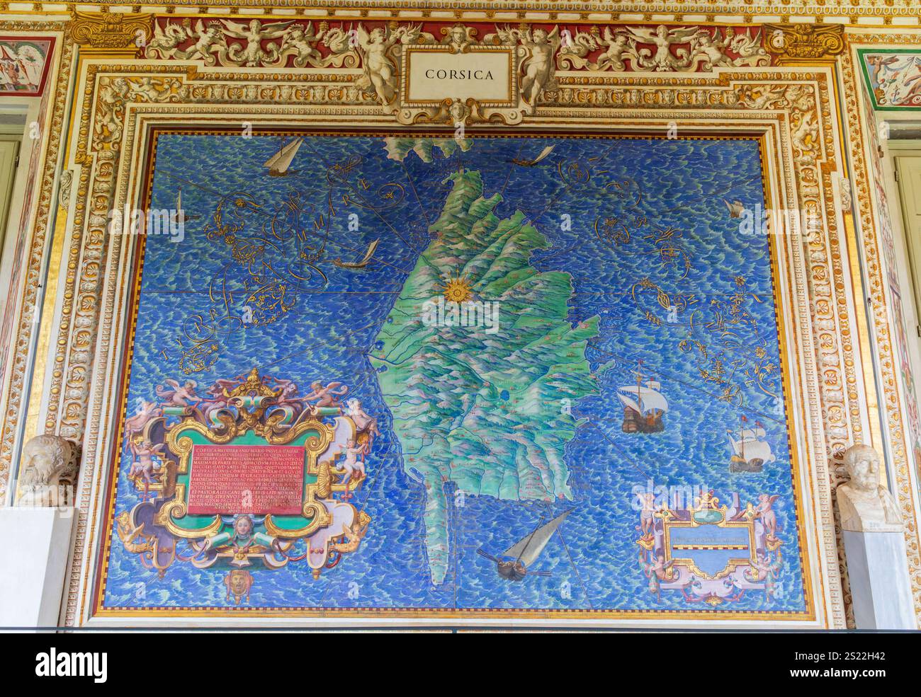 Corsica Map Gallery of Maps - Corsica Map Gallery Of Maps Galleria Delle Carte Geografiche Vatican Museums Vatican City 2S22H42