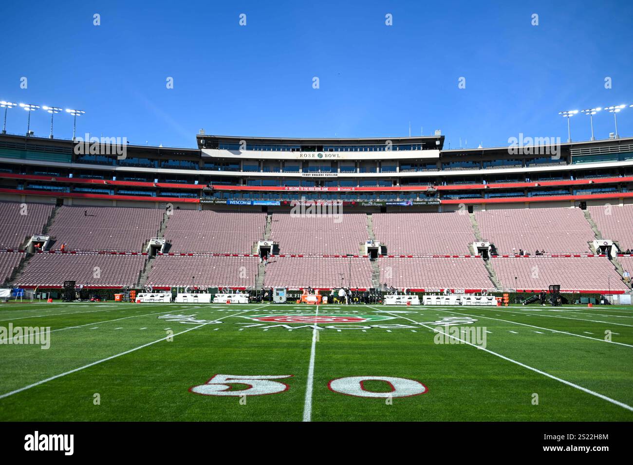 General overall view of the Rose Bowl Stadium before the Rose Bowl game