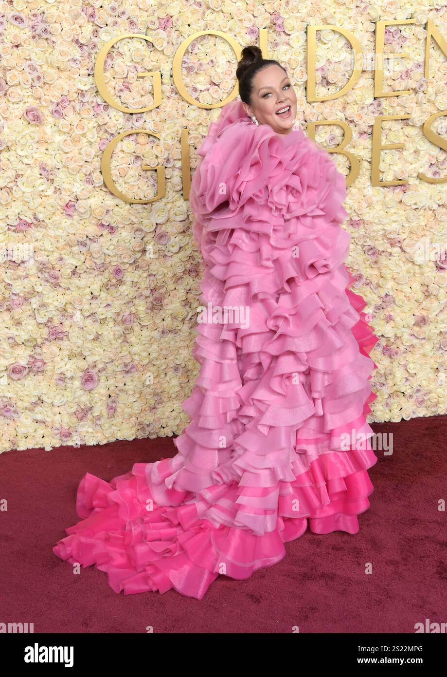 melissa mccarthy dress golden globes 2025 Brocade Dress Set with Jacket & Brooch – Tally Taylor main image 1
