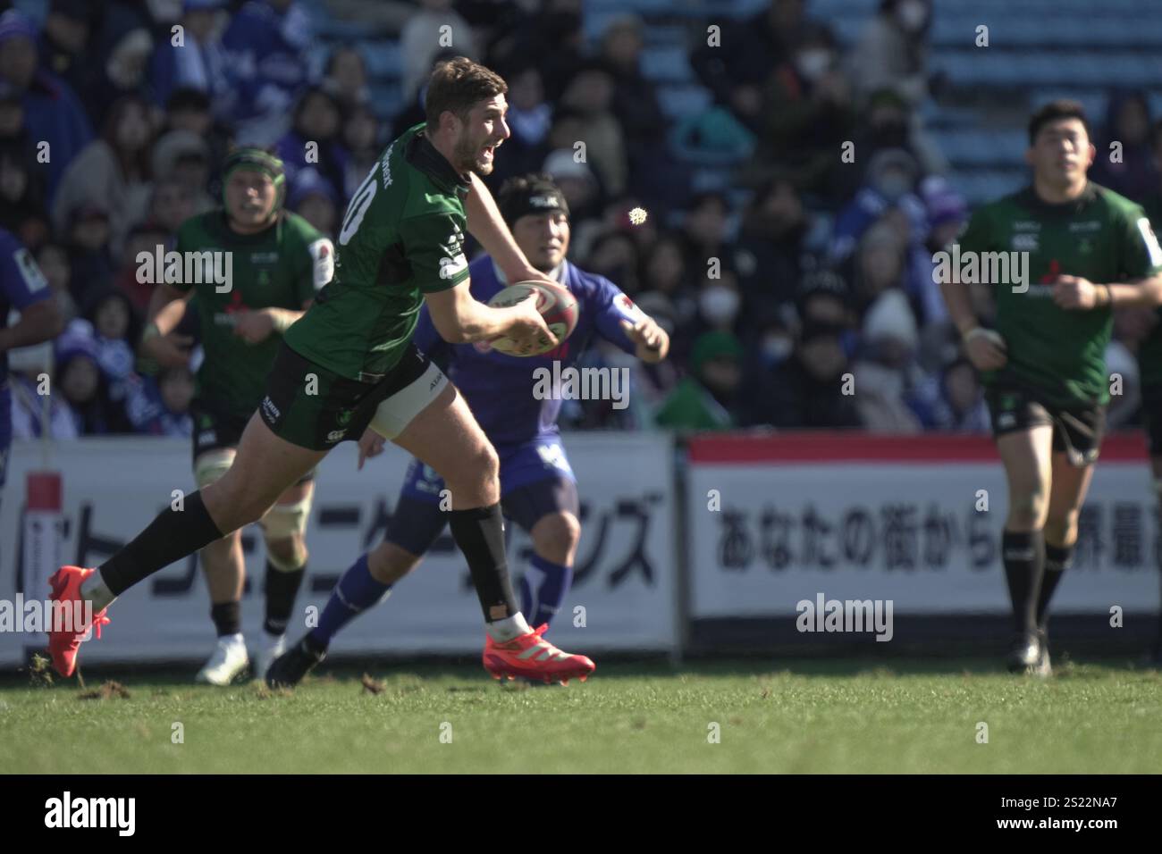 DynaBoars' James Grayson during the 2024-25 Japan Rugby League One ...