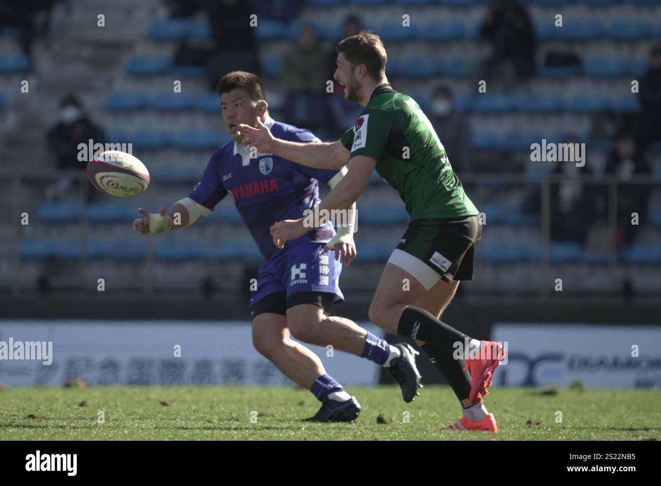 DynaBoars' James Grayson during the 2024-25 Japan Rugby League One ...