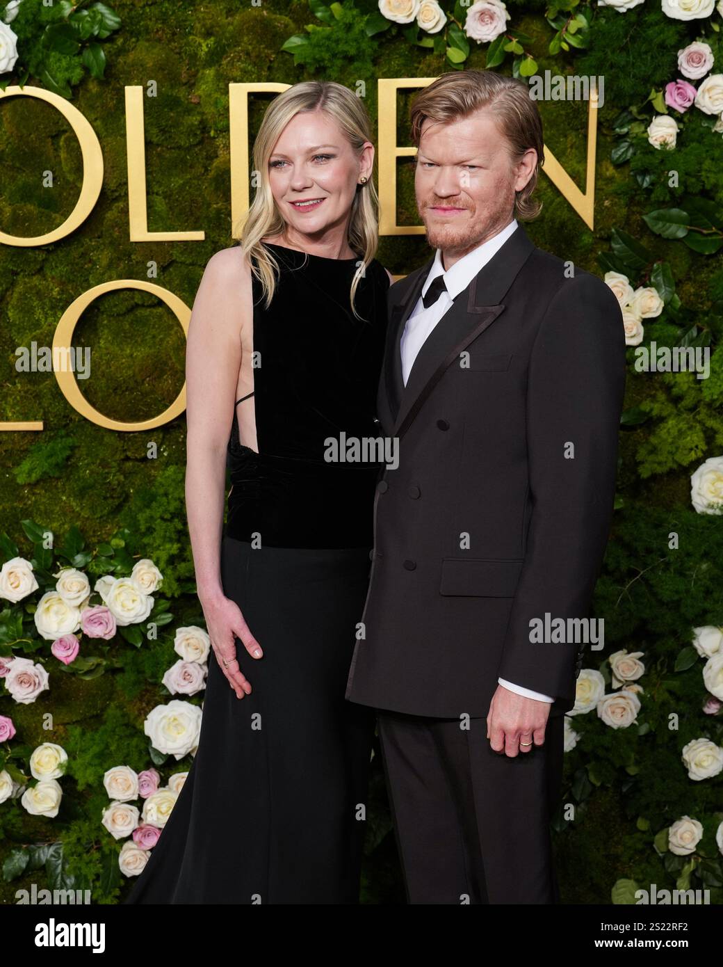 Los Angeles, USA. 05th Jan, 2025. Kirsten Dunst walking on the red carpet at The 82nd Annual