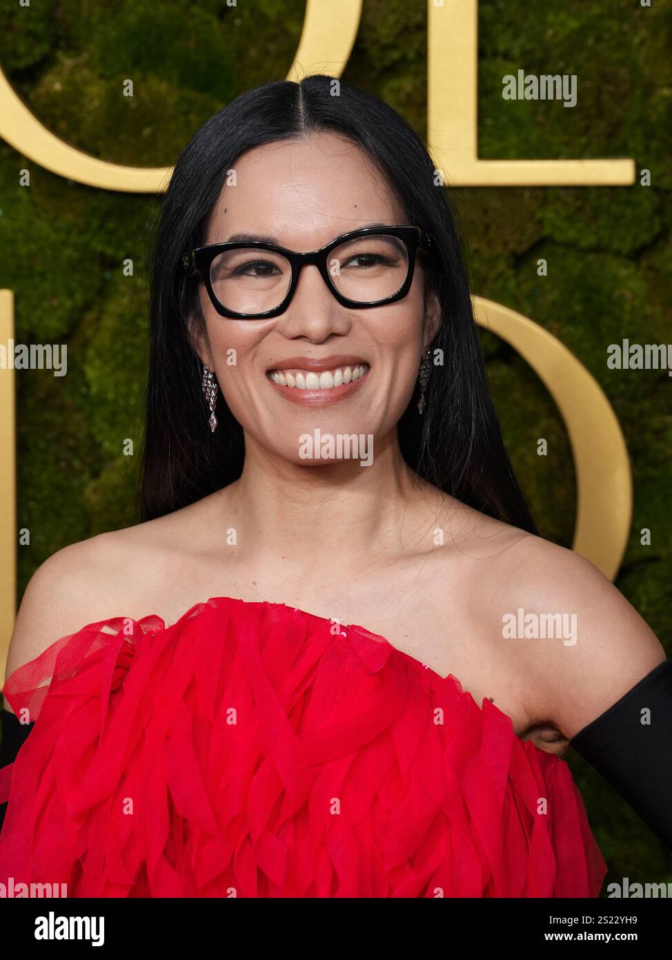 Ali Wong walking on the red carpet at The 82nd Annual Golden Globe Awards held at The Beverly
