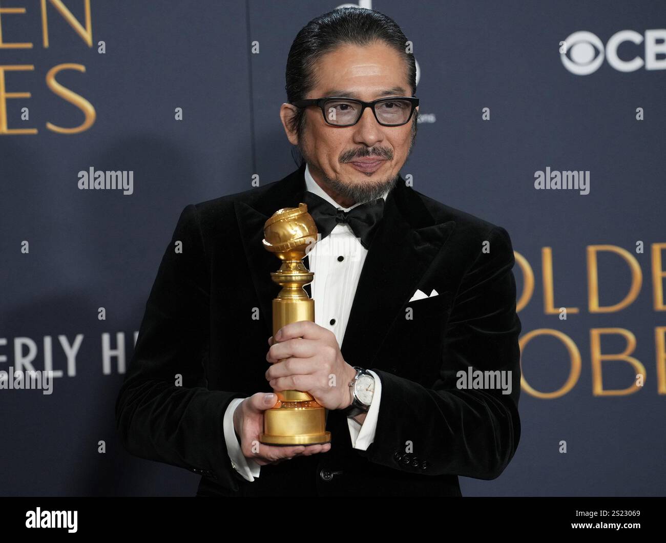 Los Angeles, USA. 05th Jan, 2025. Hiroyuki Sanada, winner of the Best