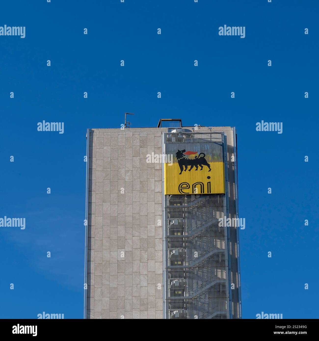 Eni oil and gas italian company building palace rome hi-res stock ...