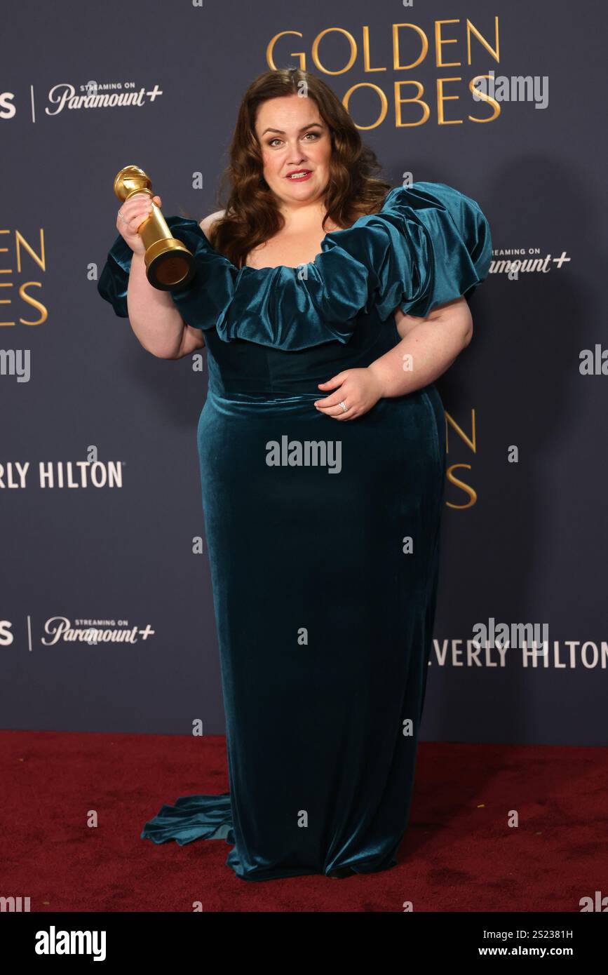 Beverly Hills, USA. 05th Jan, 2025. Jessica Gunning, winner of the Best