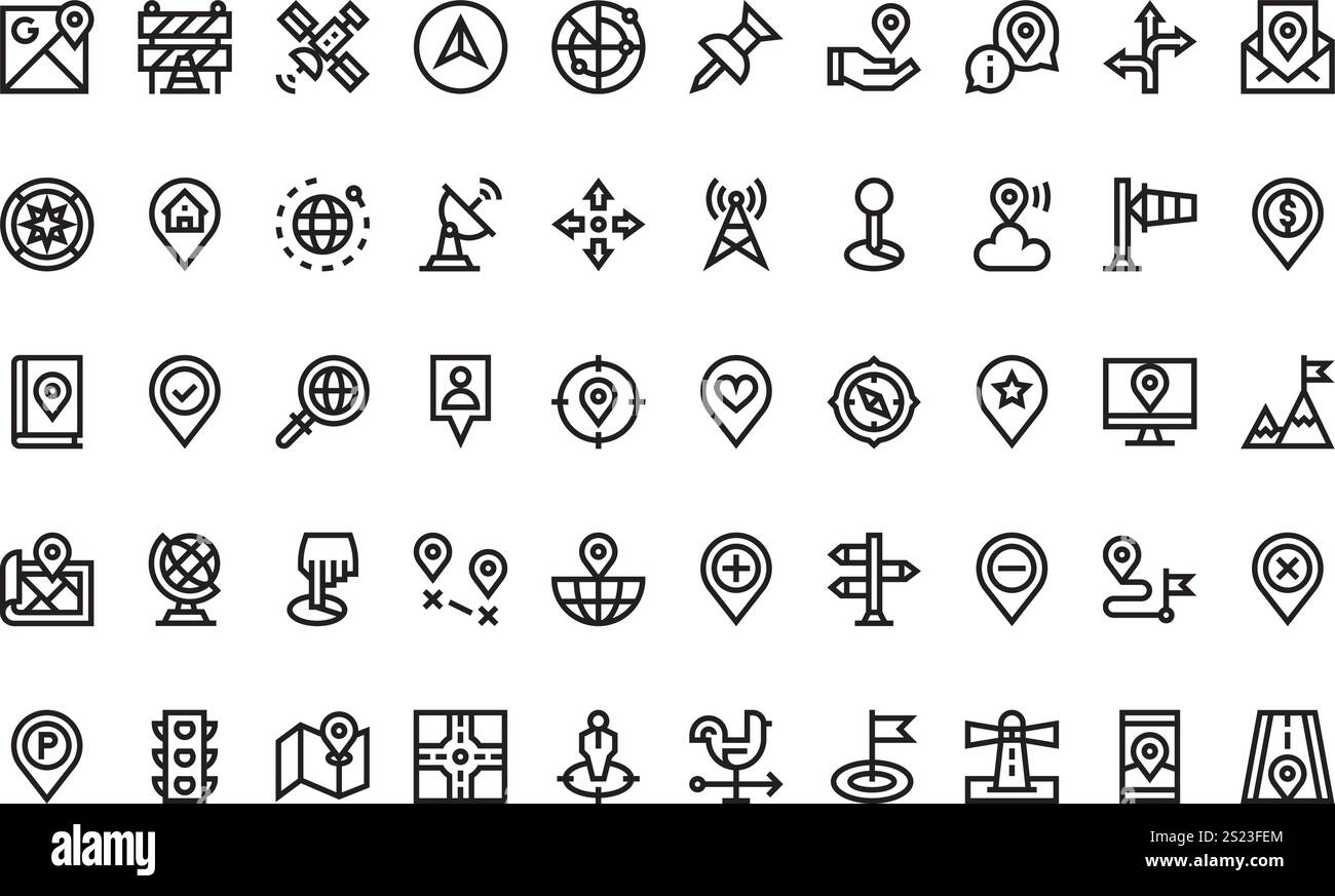 High-Quality Vector Icons Collection with Editable Stroke. Ideal for Professional and Creative Projects. Stock Vector