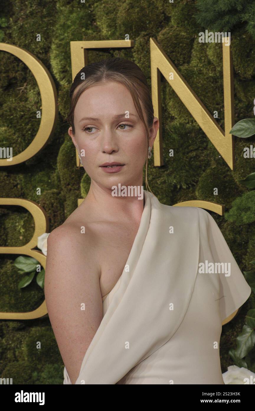 Ca. 05th Jan, 2025. Hannah Einbinder at arrivals for 82nd Golden Globe
