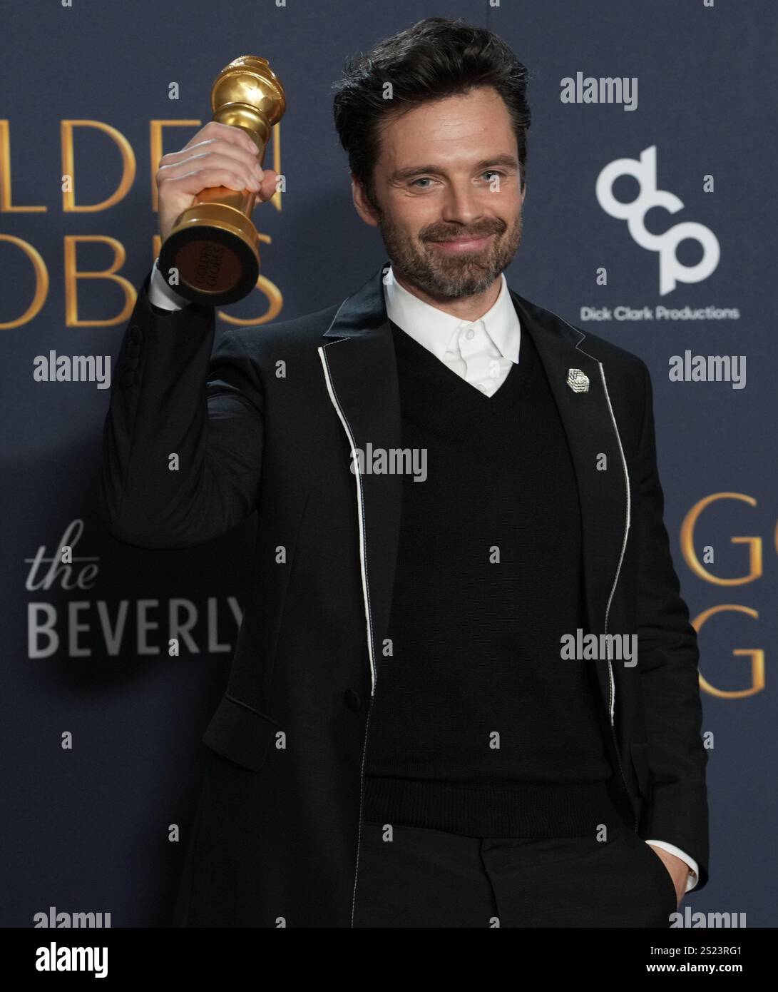 Los Angeles, USA. 05th Jan, 2025. Sebastian Stan, winner of Best ...