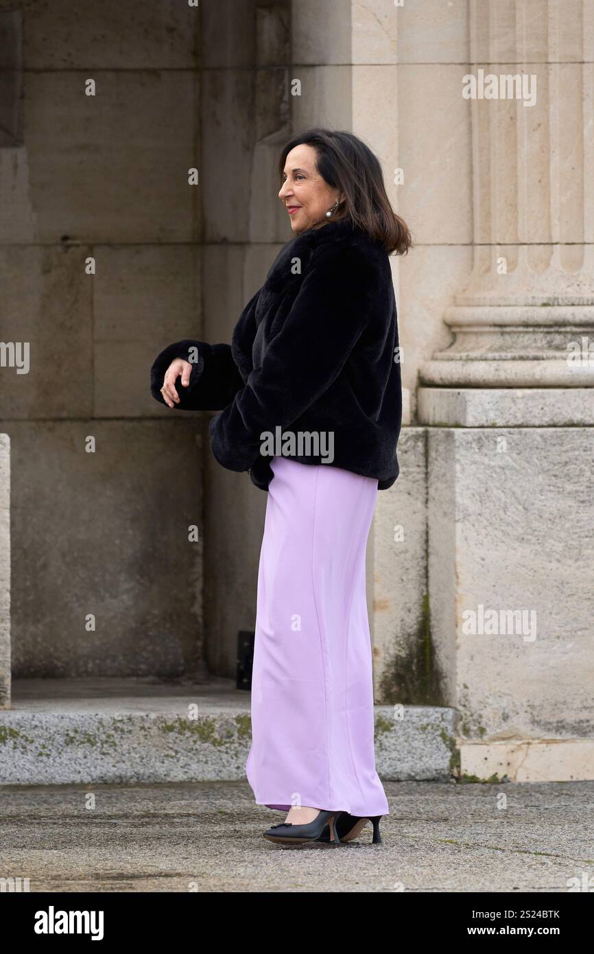 Margarita Robles attends New Year's Military Parade 2025 at Royal