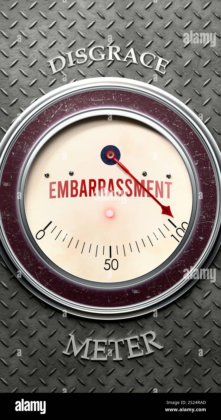 Embarrassment and disgrace that is hitting a full scale hi res stock