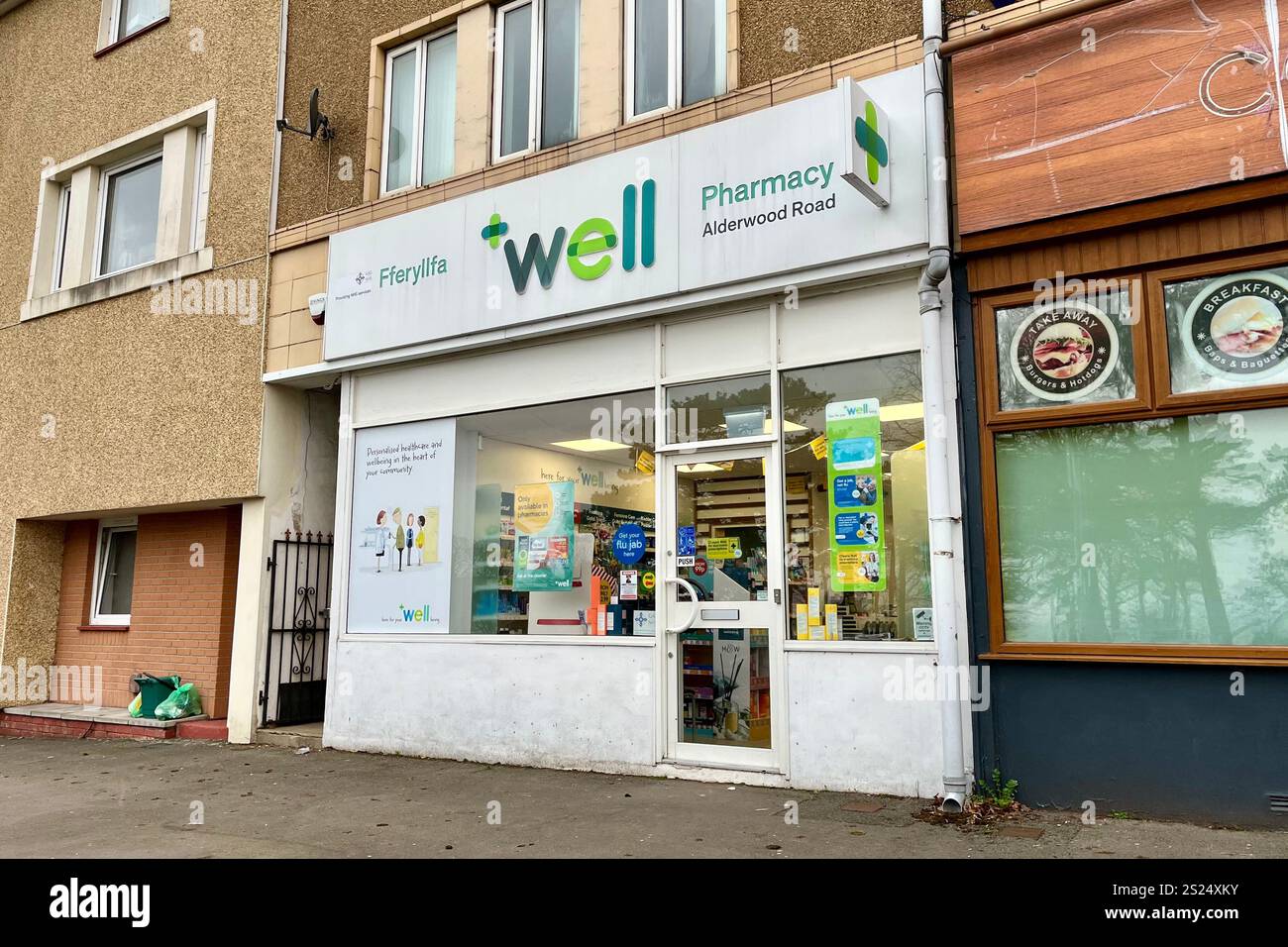 Well Pharmacy in West Cross. Mumbles, Swansea, Wales, United Kingdom. 4th January 2025. - Smartphone Captured Stock Image