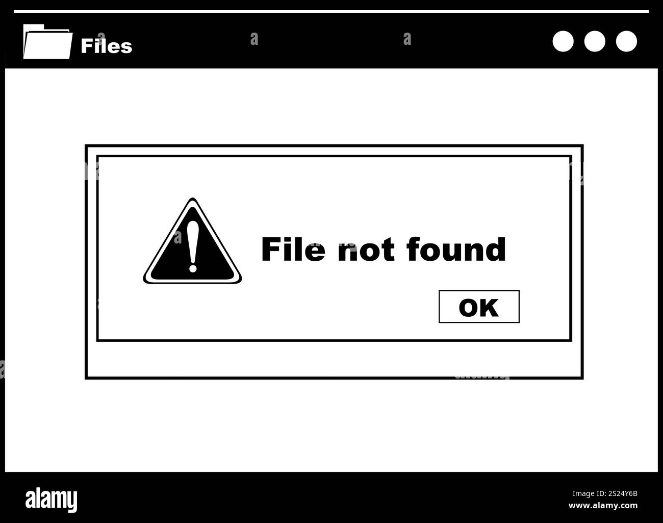 Pc file explorer Black and White Stock Photos & Images - Alamy