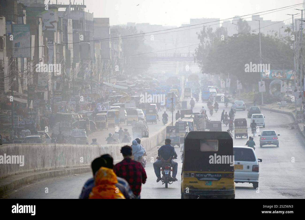 Commuters are facing difficulties in transportation due to dust ...