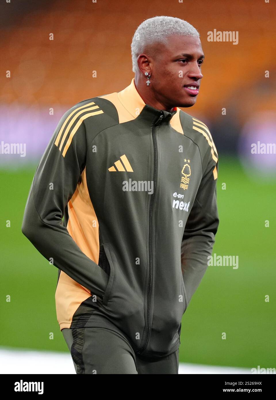 Nottingham Forest's Danilo before the Premier League match at Molineux