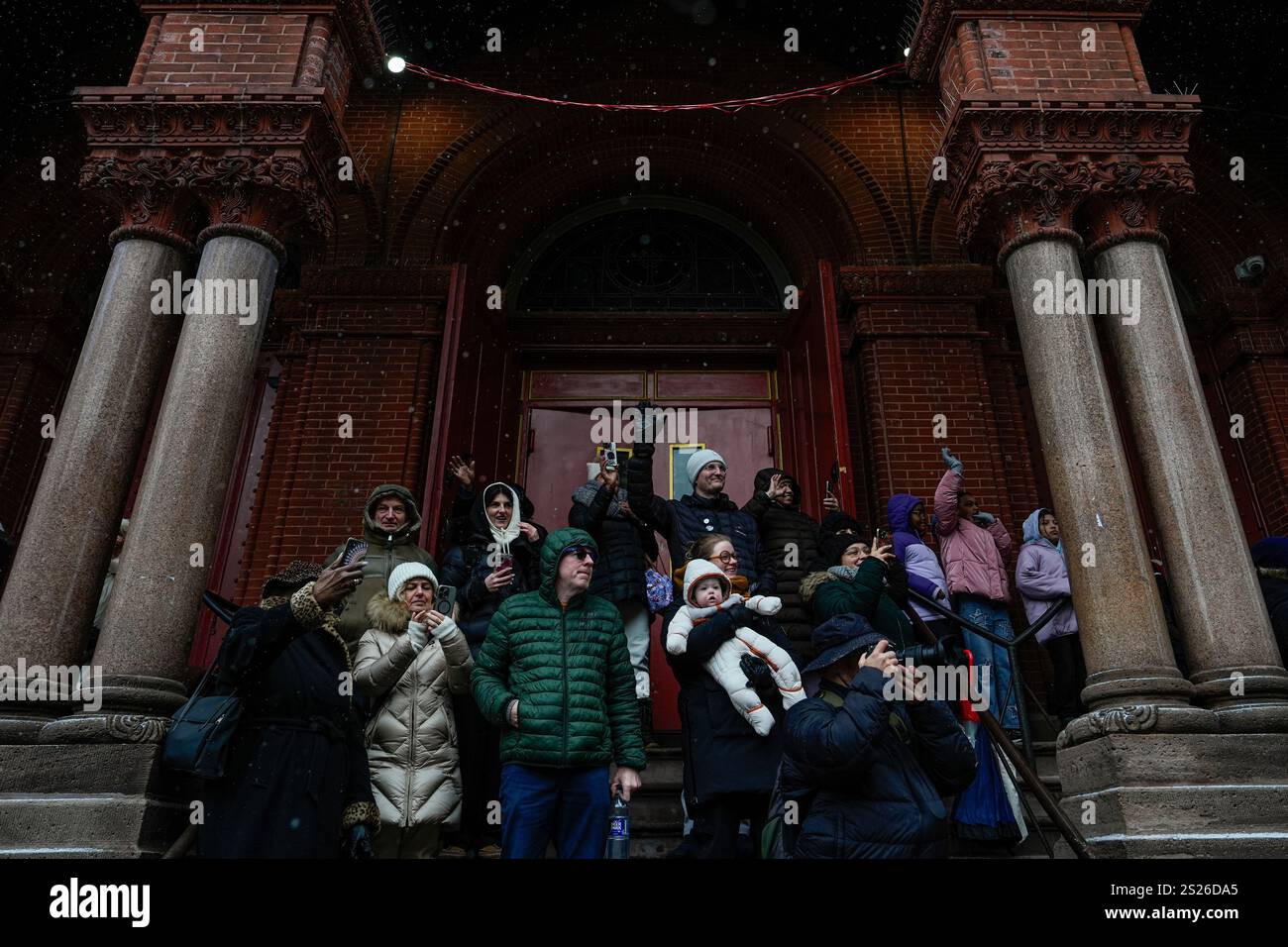 People watch El Museo del Barrio's 47th annual Three Kings Day parade