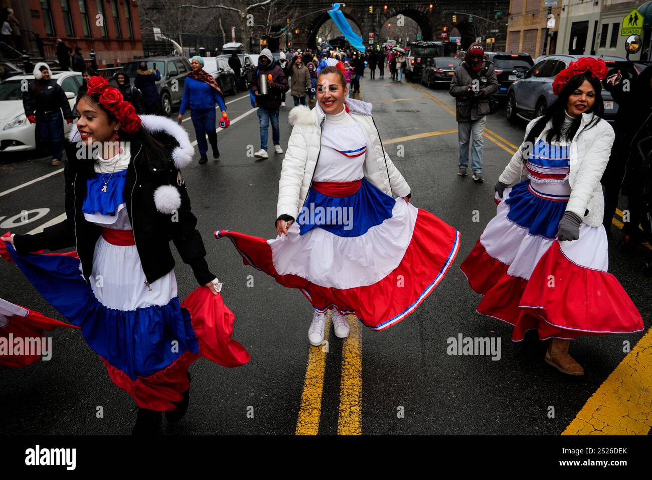 Dancers participate in El Museo del Barrio's 47th annual Three Kings