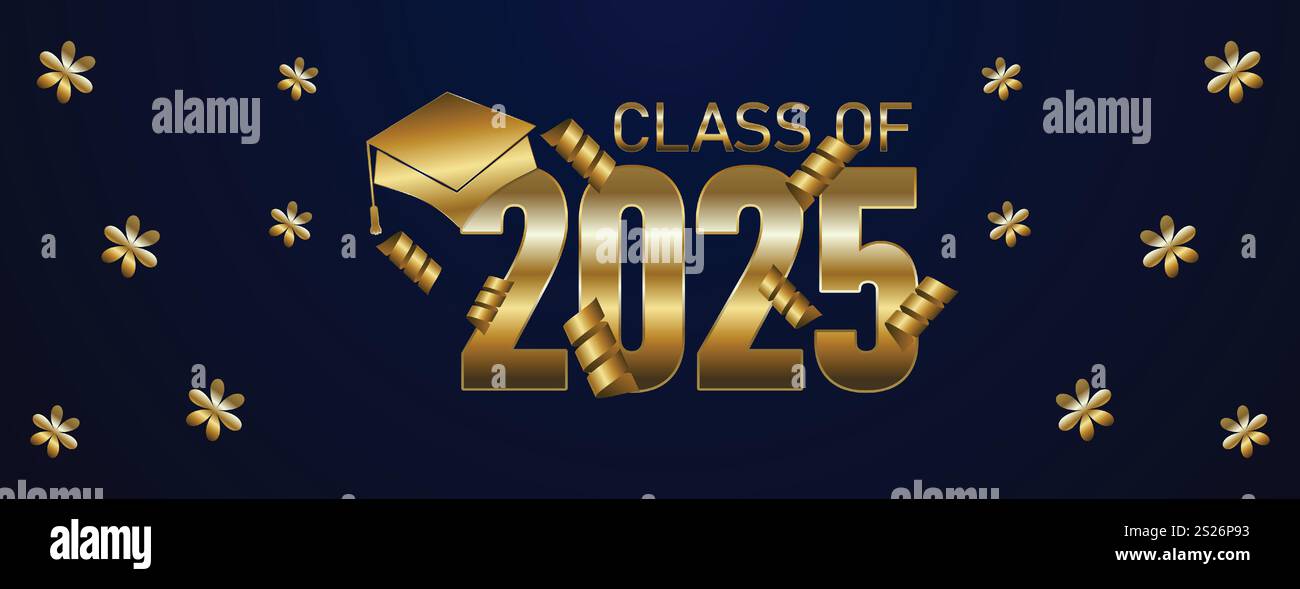 Senior Class Of 2025 Invitation Card Template. Congratulations on ...