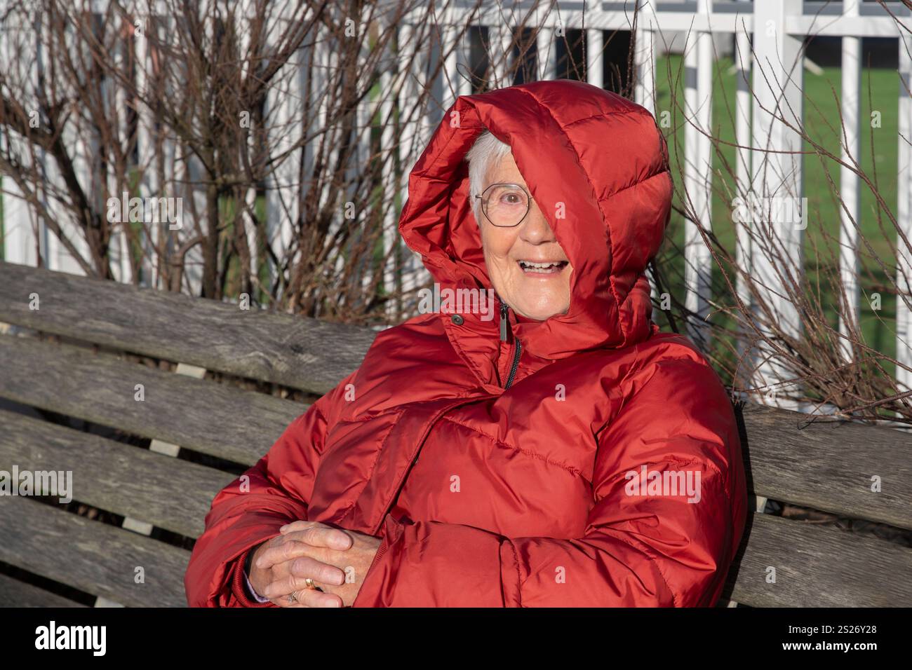 Woman in white coat wearing hi-res stock photography and images - Alamy