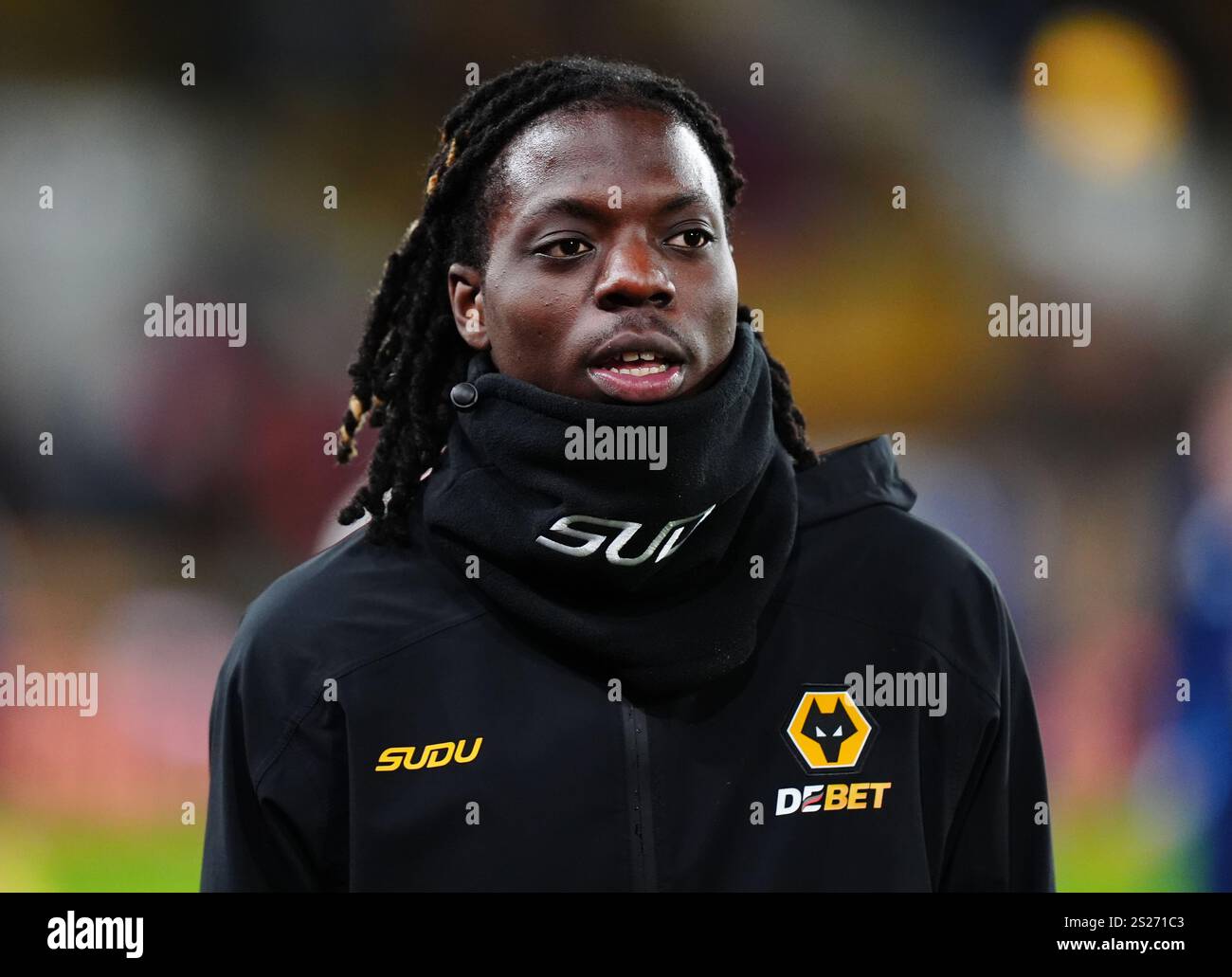 Wolverhampton Wanderers' Bastien Meupiyou before the Premier League