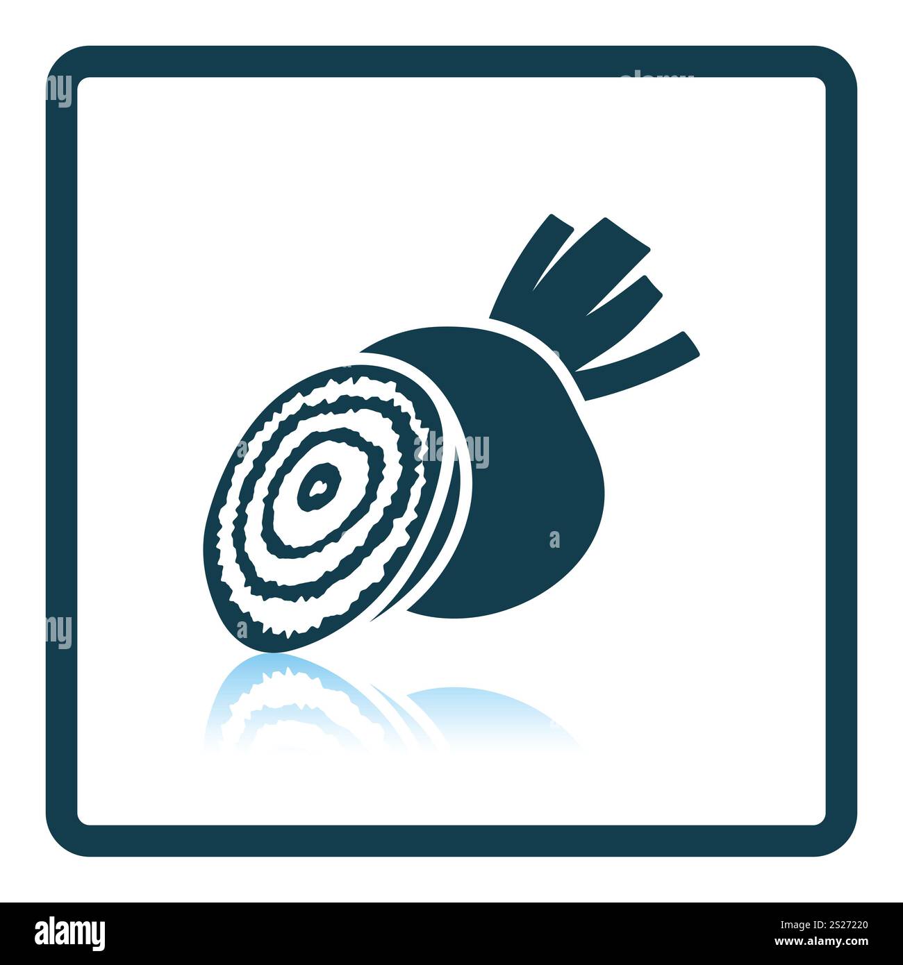 Beetroot icon. Shadow reflection design Stock Photo - Alamy