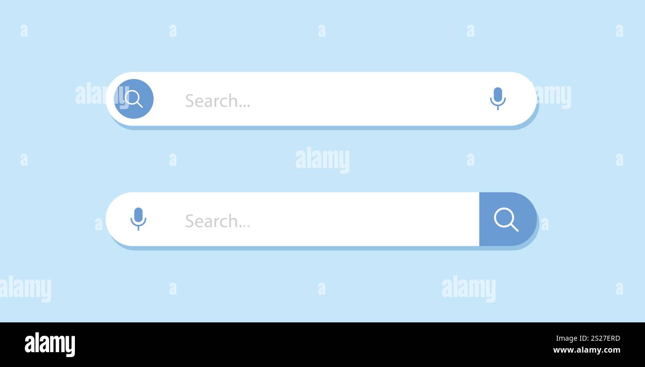 Internet browser search bar frame. Search engine for UI UX design and ...