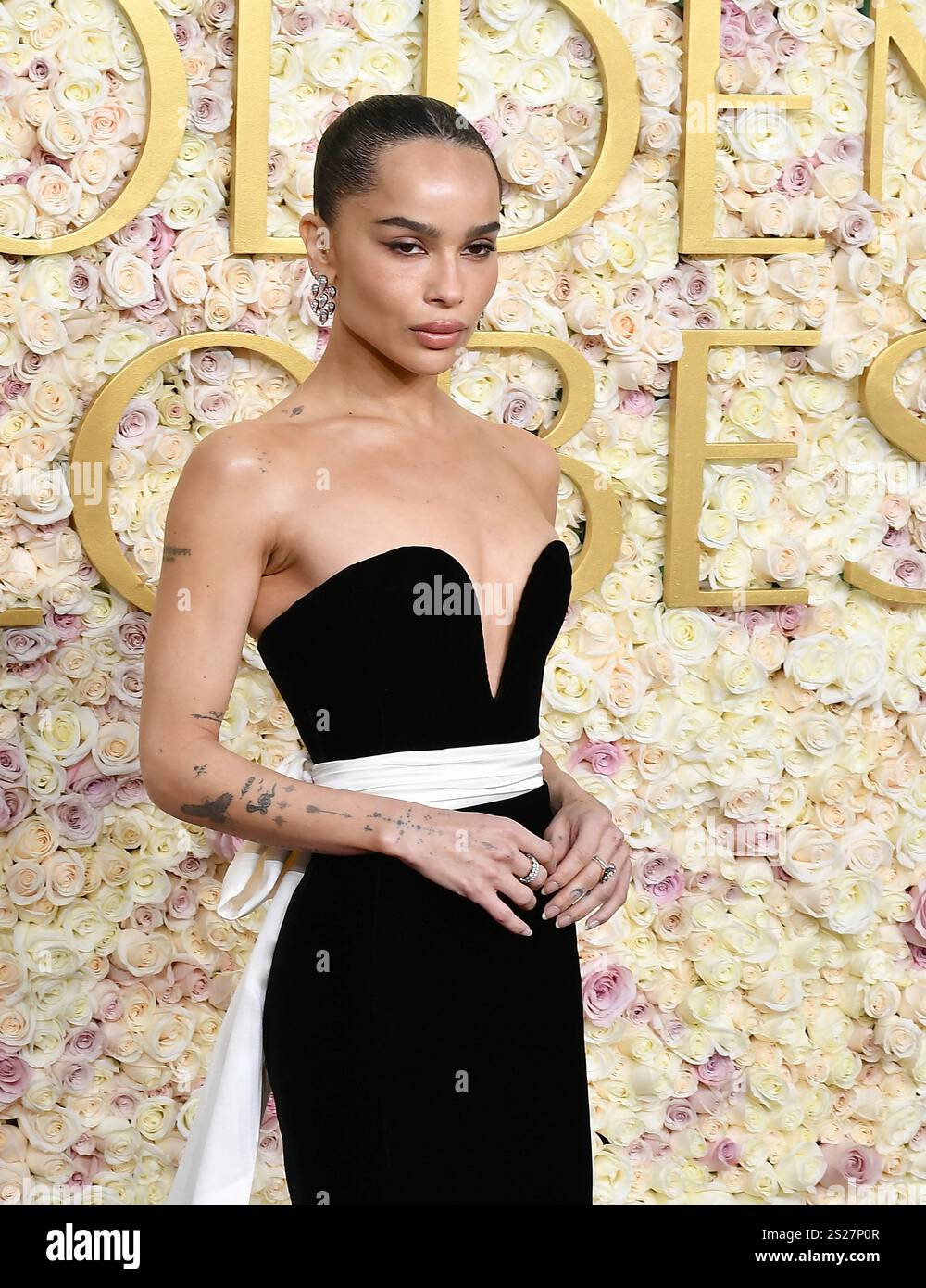 Beverly Hills, USA. 06th Jan, 2024. Zoë Kravitz attends the 82nd Annual(01)