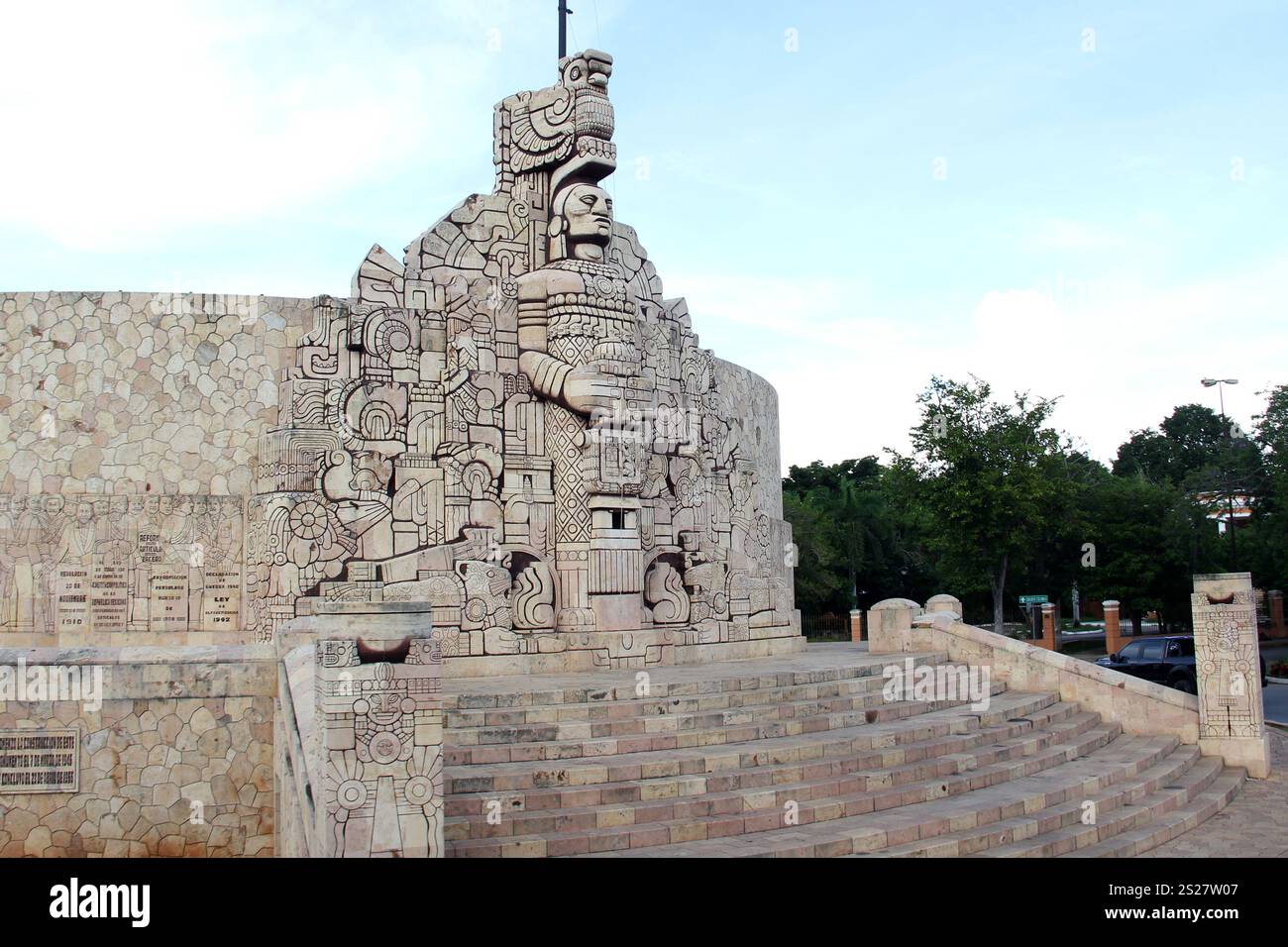 Merida, Yucatan, Mexico - Oct 29 2024: Monument to the homeland in ...