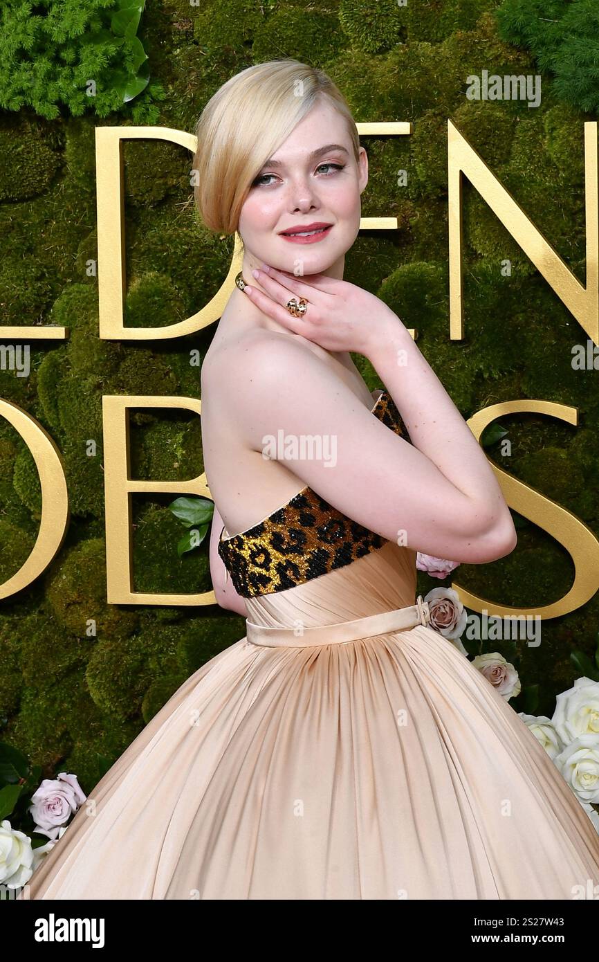Beverly Hills USA 06th Jan 2024 Elle Fanning Attends The 82nd Beverly Hills Usa 06th Jan 2024 Elle Fanning Attends The 82nd Annual Golden Globe Awards At The Beverly Hilton On January 05 2025 In Beverly Hills California Photo Casey Credit Live News 2S27W43 