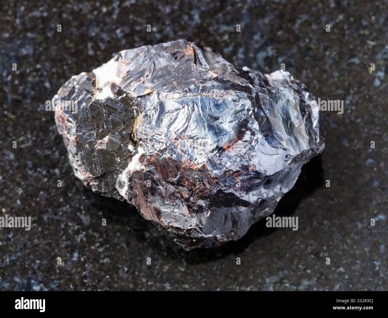 Solidate Rocks Raw macro shooting of natural mineral rock specimen - raw Sphalerite stone ...