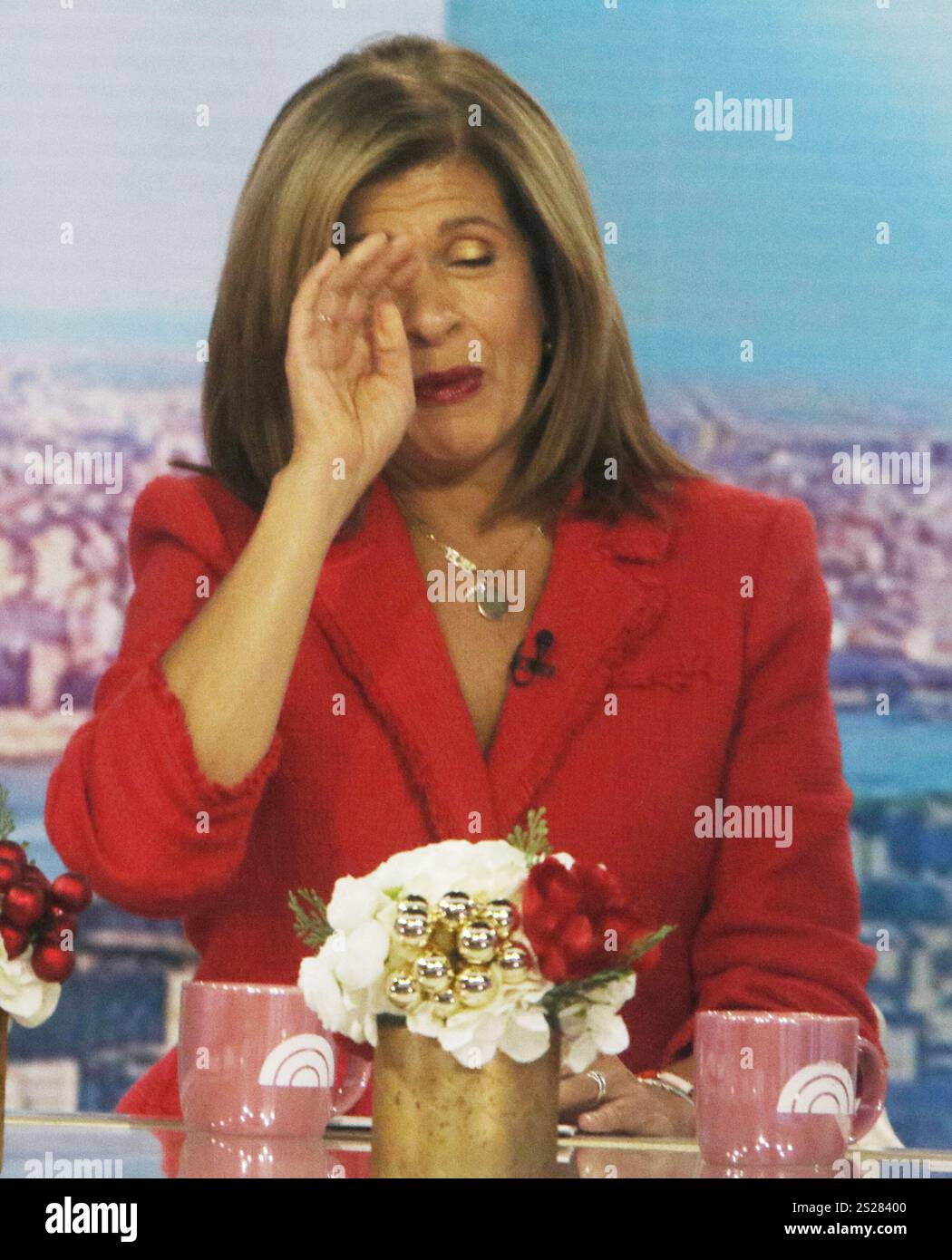 NEW YORK, NY JANUARY 6 Hoda Kotb on the set of NBC's Today Show on