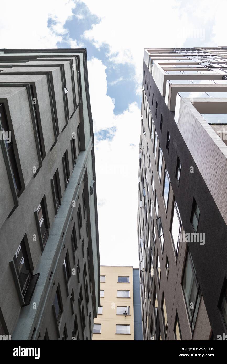 Two modern art structures hi-res stock photography and images - Alamy