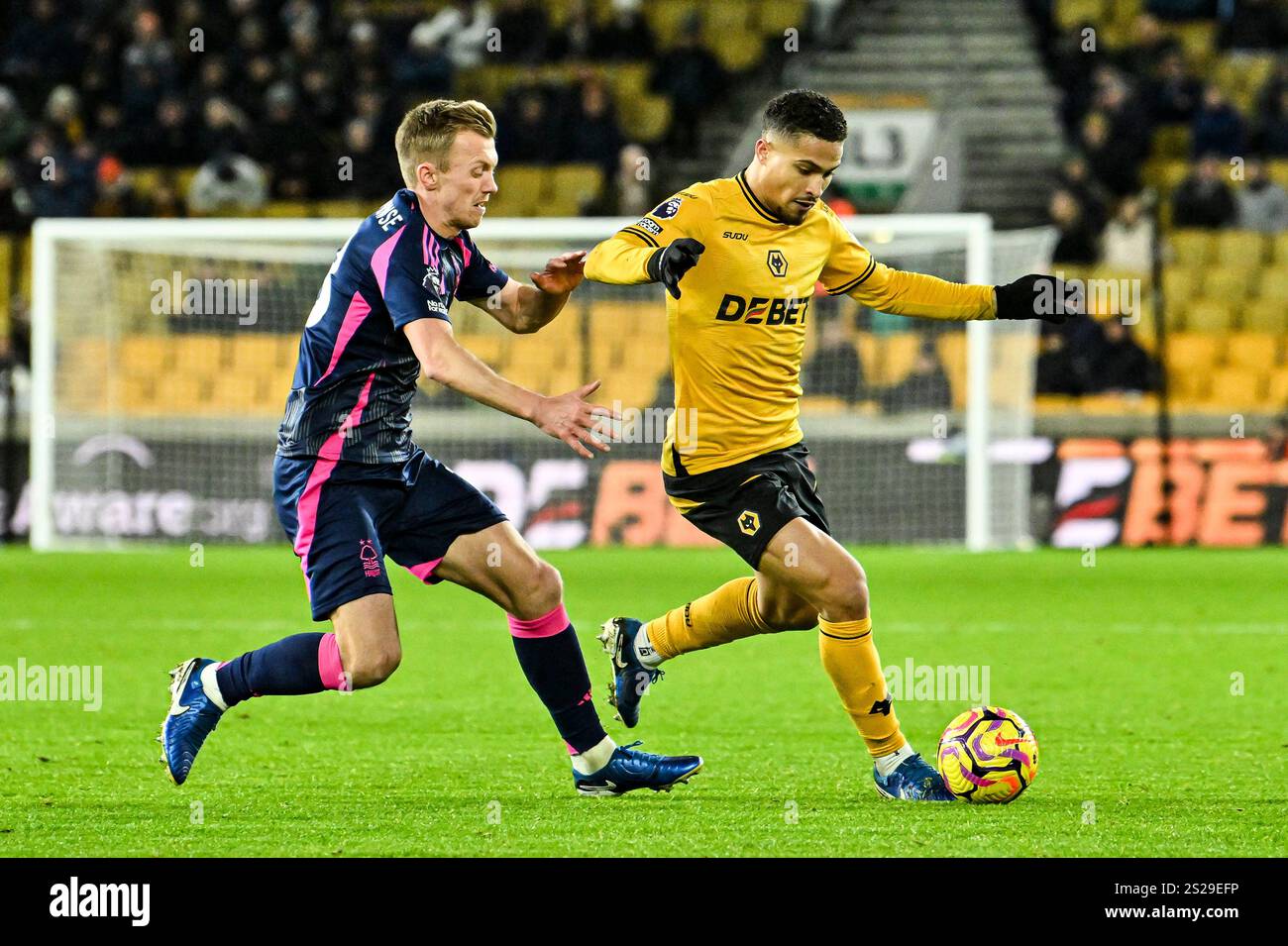 6th January 2025; Molineux Stadium, Wolverhampton, West Midlands