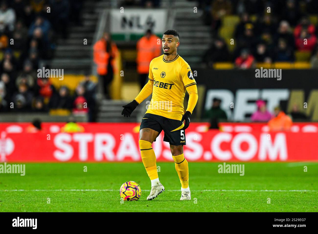 6th January 2025; Molineux Stadium, Wolverhampton, West Midlands