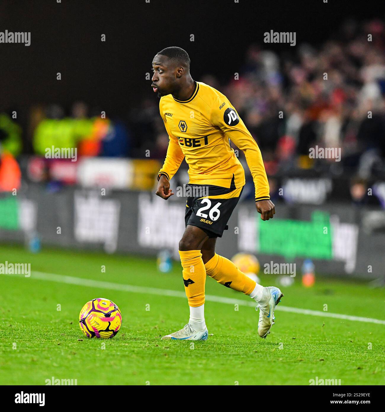 6th January 2025; Molineux Stadium, Wolverhampton, West Midlands