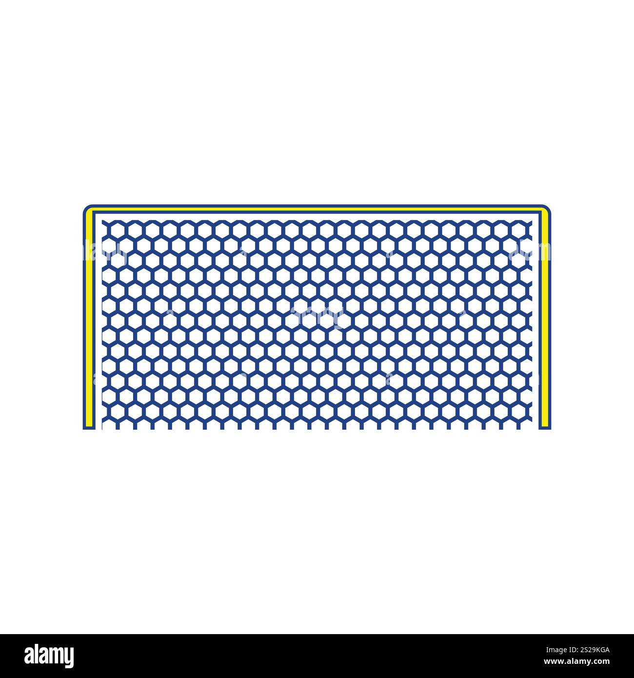 Icon of football gate. Thin line design. Vector illustration Stock ...
