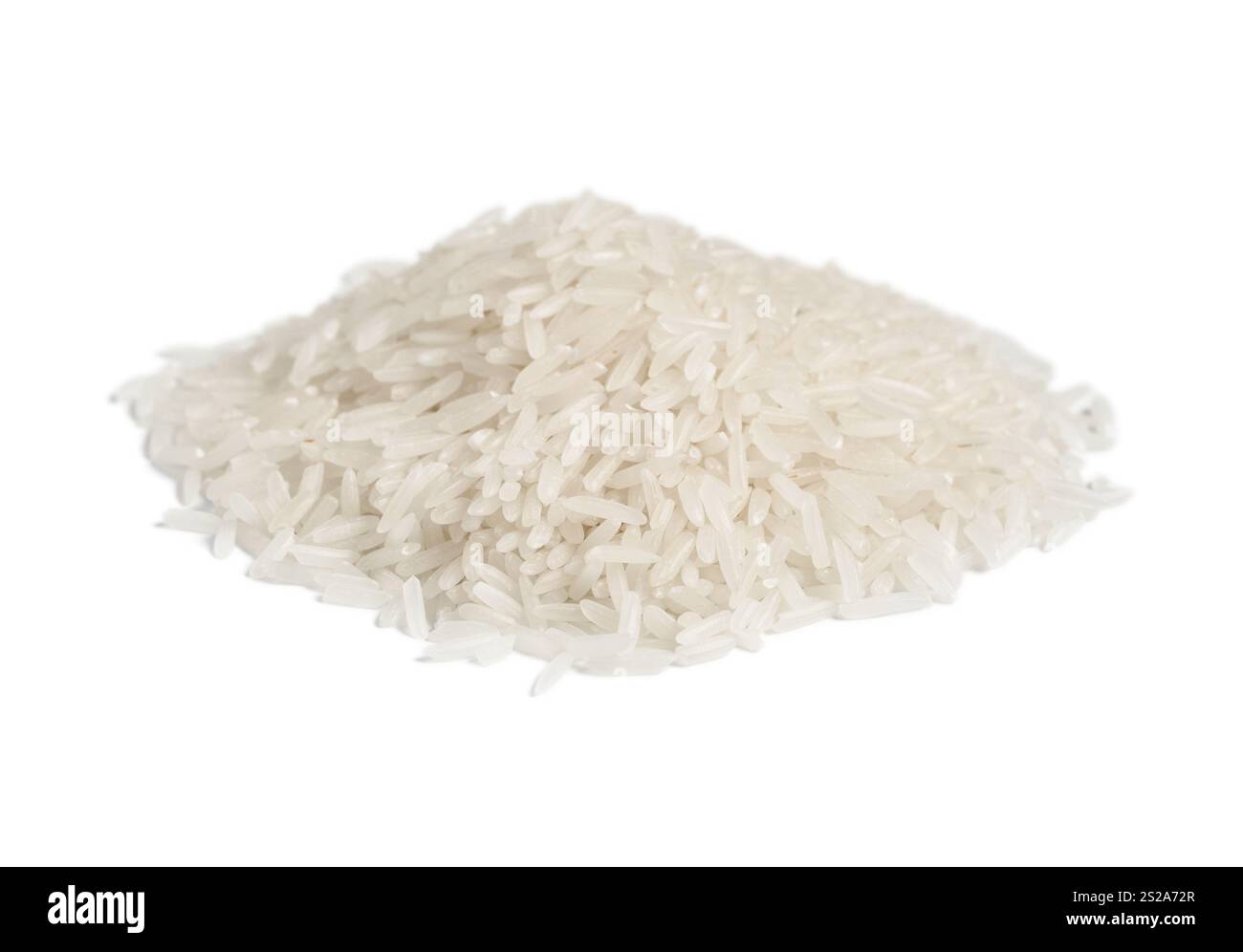 Local Rice Heap Heap of raw rice isolated on white background Stock Photo - Alamy