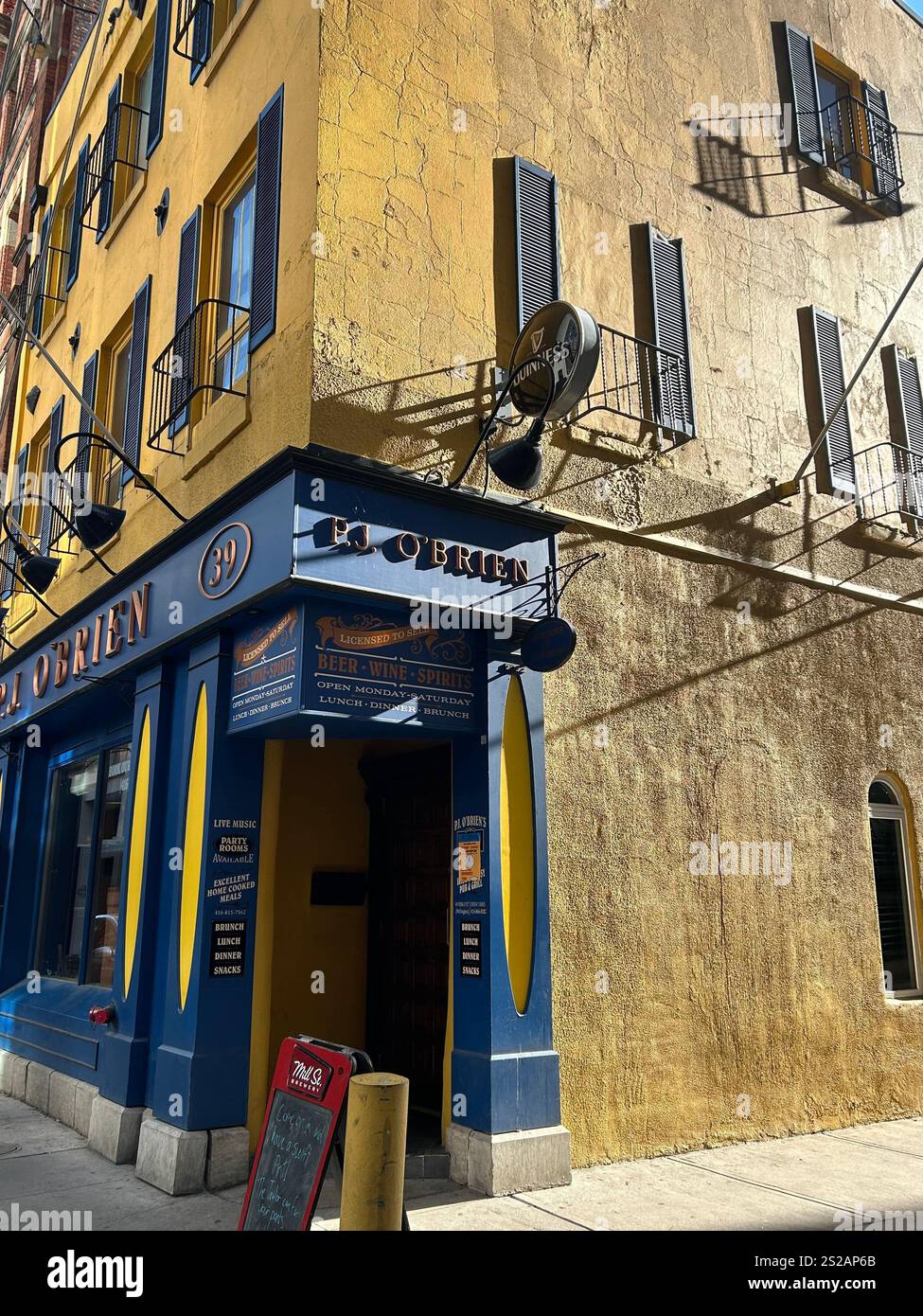 P.J. O Brien's, Toronto, Ontario, Canada. - Smartphone Captured Stock Image