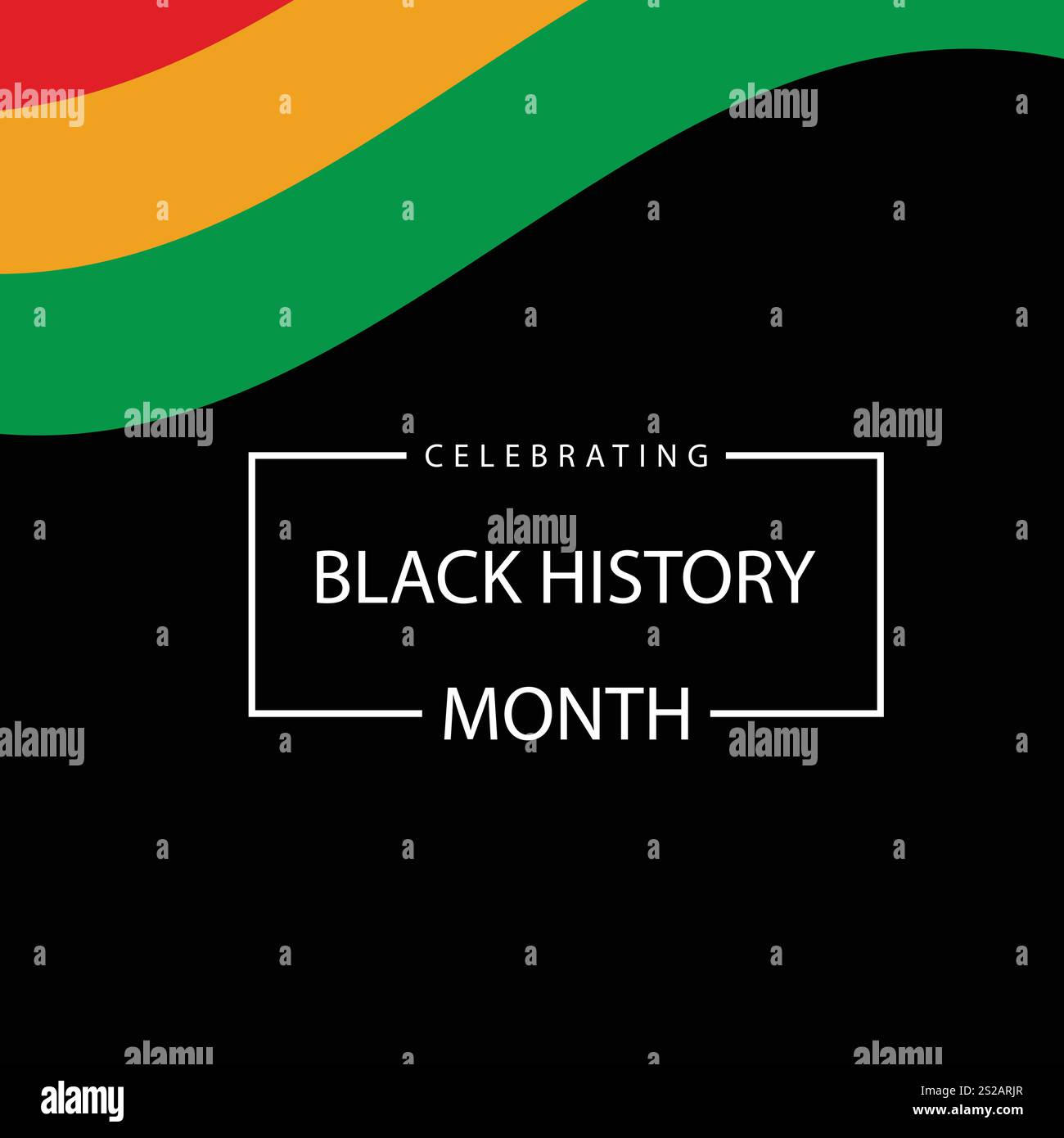 Celebrating Black History Month 2025 Stock Vector