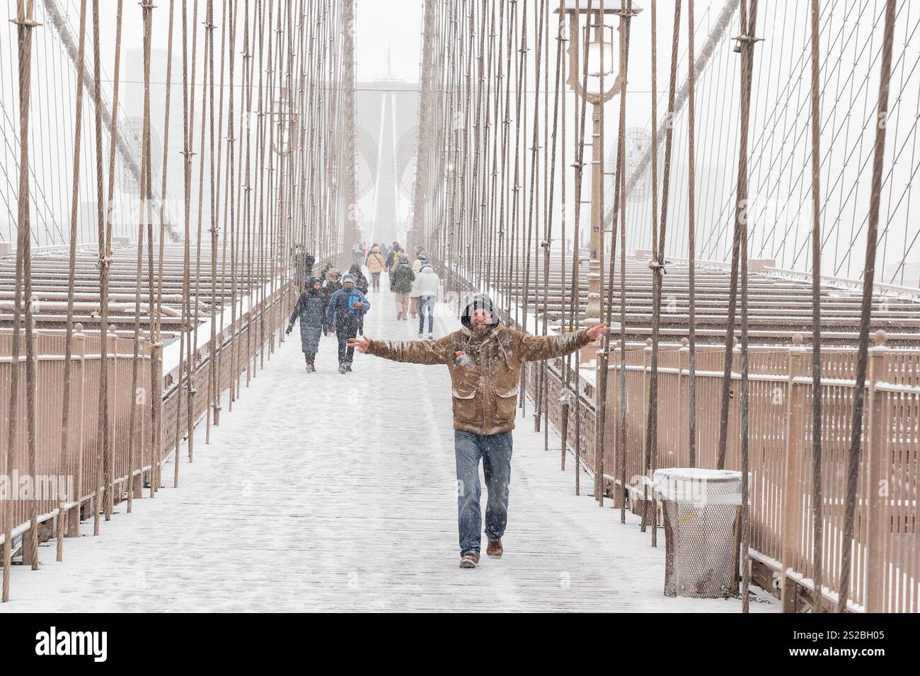 A winter storm brought snow to New York City and most people enjoyed it ...