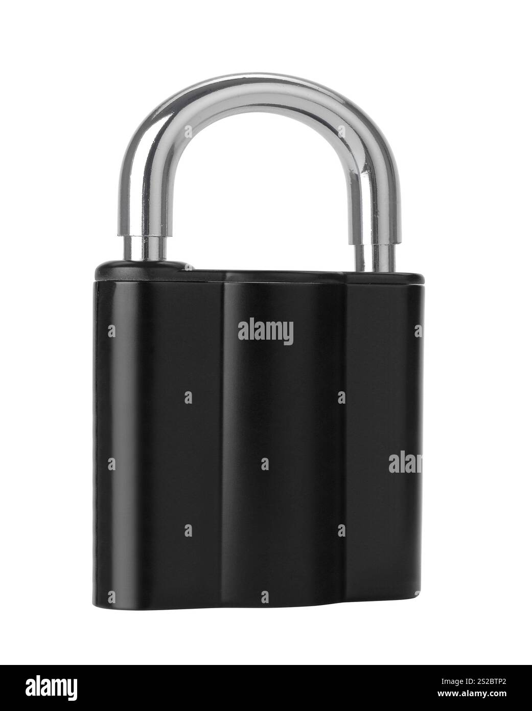 black Lock isolated on white background Stock Photo - Alamy