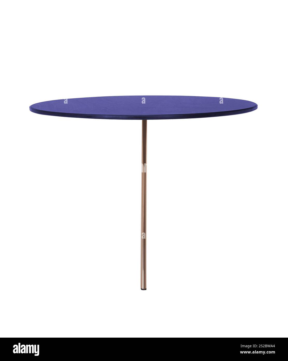 Round table isolated on white background Stock Photo - Alamy